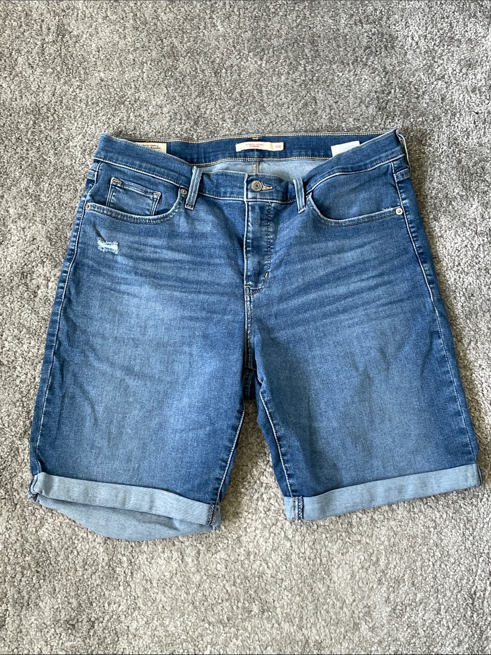 EC Levi's Denim Bermuda Shorts - Size 16W